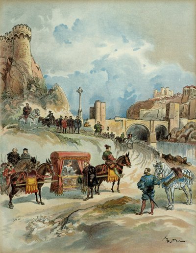 Marguerite de Angouleme (ou Navarra, por vezes de Alencon de Albert Robida
