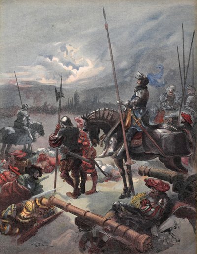 Na noite de Marignan, ilustração de 