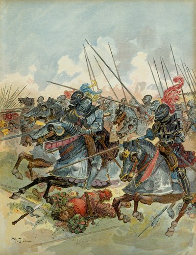 Sexta Guerra Italiana (1521-1526): Batalha de Pavia (Itália), 24 de fevereiro de Albert Robida