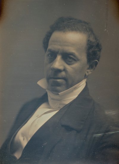 Cavalheiro de Colarinho Formal e Gravata Branca de Albert Sands Southworth