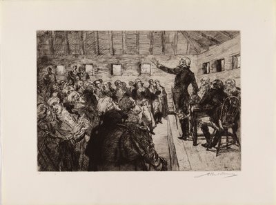Washington impede uma ditadura militar (da pasta "The Bicentennial Pageant of George Washington") de Albert Sterner