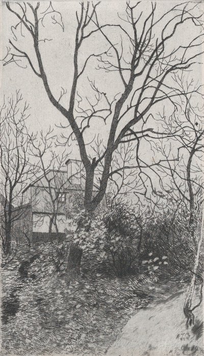 Autumn Höst, do portfólio da Sociedade Sueca de Impressão de Belas Artes Föreningen för Gr ..., 1889. de Albert Theodor Gellerstedt