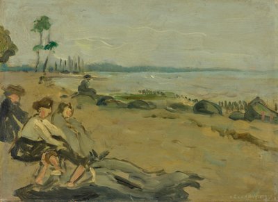 Praia de banhos de Albert Weisgerber