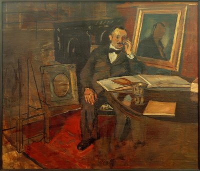 Retrato Ludwig Löb Praga de Albert Weisgerber
