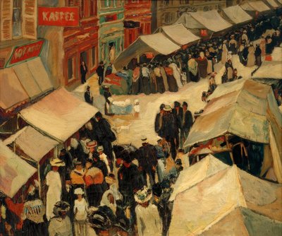 Feira em St. Ingbert de Albert Weisgerber