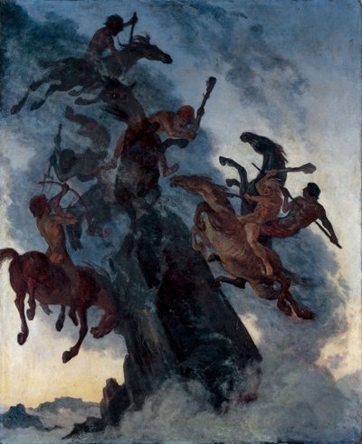 Cavaleiros da névoa de Albert Welti