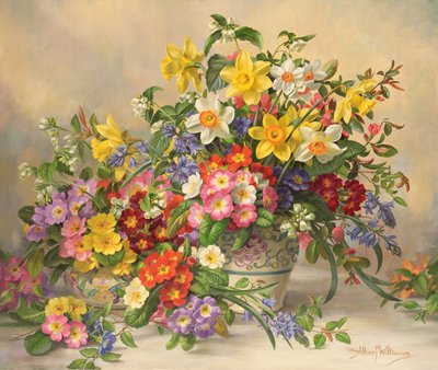 AB/296 Flores de Primavera e Olaria Poole de Albert Williams