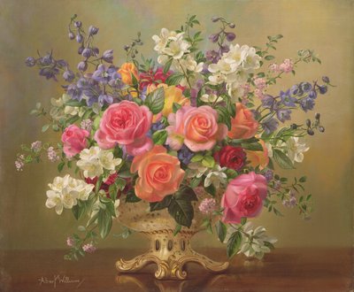 AB297 Um arranjo de flores de junho de Albert Williams