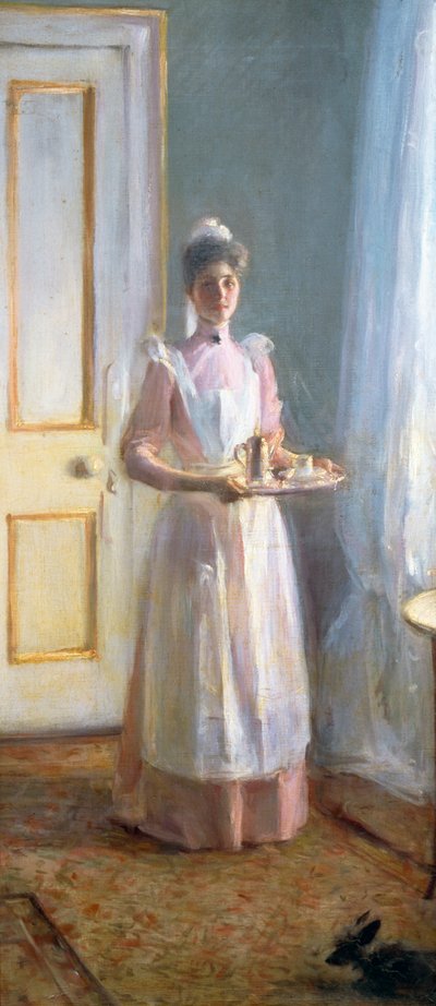 O Criado, c.1900 (óleo sobre tela) de Albert de Belleroche