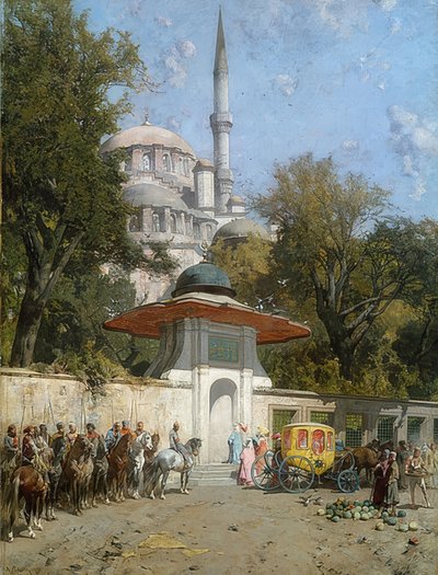 Uma mesquita. 1872 de Alberto Pasini