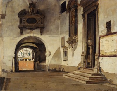 Praça pequena de Alberto Pasini