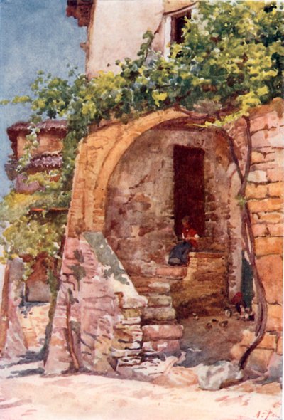 Uma habitação rústica na Campagna Romana de Alberto Pisa