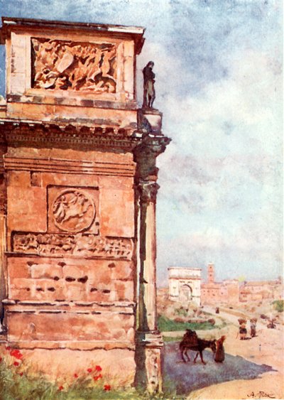 Arco de Tito do Arco de Constantino de Alberto Pisa