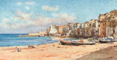 Porto de Cefalu de Alberto Pisa