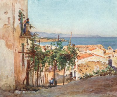 Rua em Cefalu de Alberto Pisa