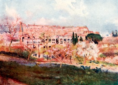 O Coliseu em um dia de primavera de Alberto Pisa