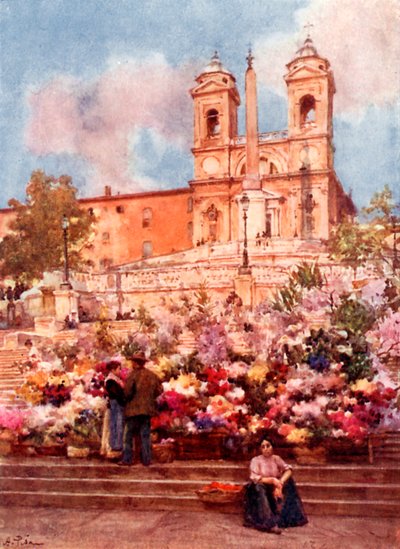 A Escadaria Espanhola, Piazza di Spagna de Alberto Pisa