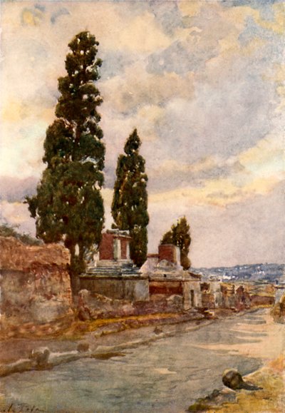 A rua dos túmulos de Alberto Pisa