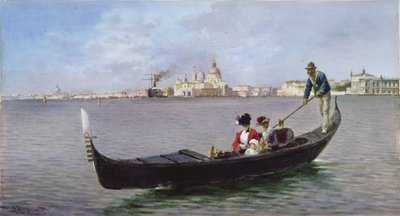 Fora na lagoa: Veneza (aguarela sobre papel) de Alberto Prosdocini or Prosdocimi