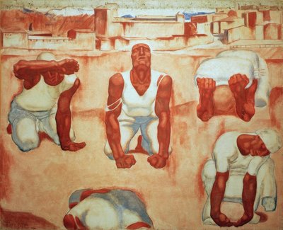 O humano de Albin Egger Lienz