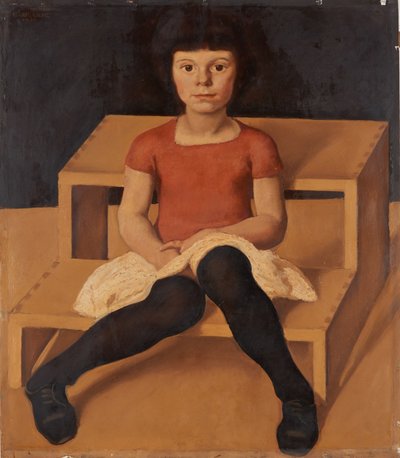 Ila, a filha mais nova do artista, 1920. de Albin Egger Lienz