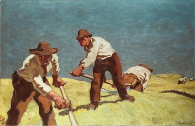 Roçada de agricultores de montanha de Albin Egger Lienz