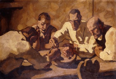 A refeição de Albin Egger Lienz