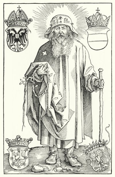St Coloman (gravura) de Albrecht (after) Durer or Duerer
