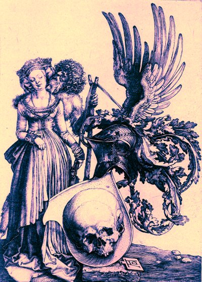 O Brasão da Morte de Albrecht (after) Durer or Duerer
