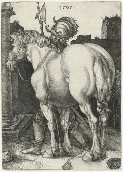 O cavalo grande de Albrecht (after) Durer or Duerer