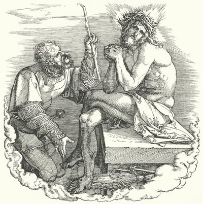 Página de título de A Grande Paixão de Albrecht Durer, retratando os últimos dias de Cristo na Terra (gravura) de Albrecht (after) Durer or Duerer