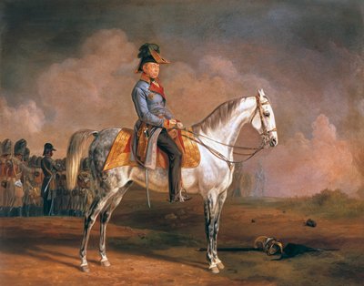 Retrato equestre de Josef Radetzky (Sedlcany de Albrecht Adam