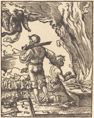Sacrifício de Abraão de Albrecht Altdorfer