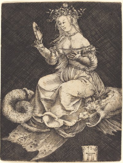 Uma alegoria do orgulho de Albrecht Altdorfer
