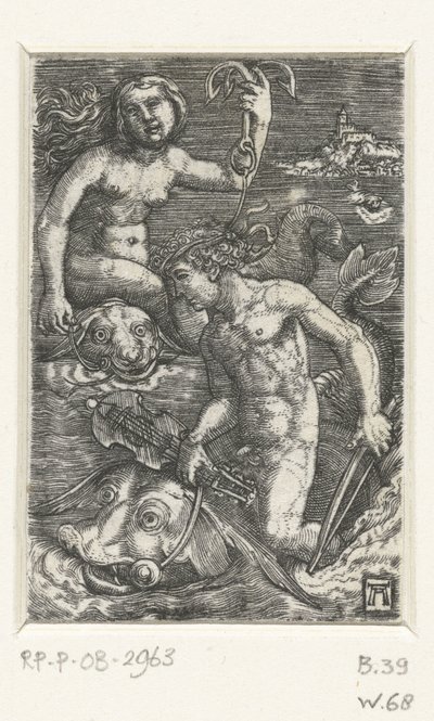 Arion e uma Nereida de Albrecht Altdorfer
