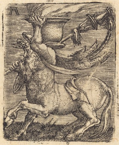 Centauro com um vaso de Albrecht Altdorfer