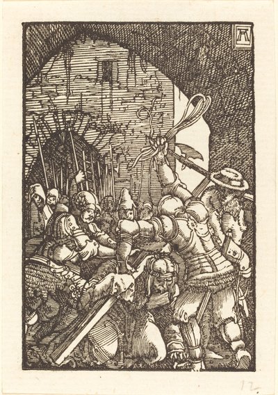 Cristo carregando a cruz de Albrecht Altdorfer