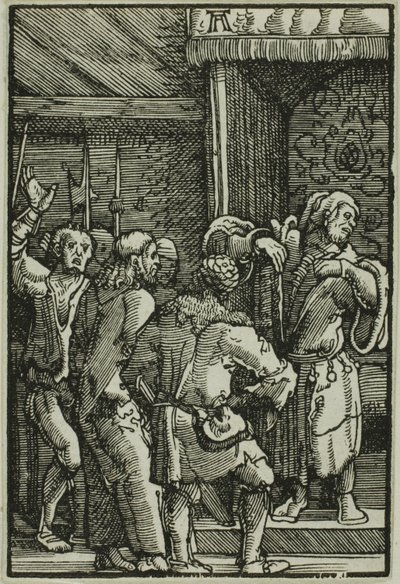 Cristo Antes de Caifás, de A Queda e Redenção do Homem de Albrecht Altdorfer