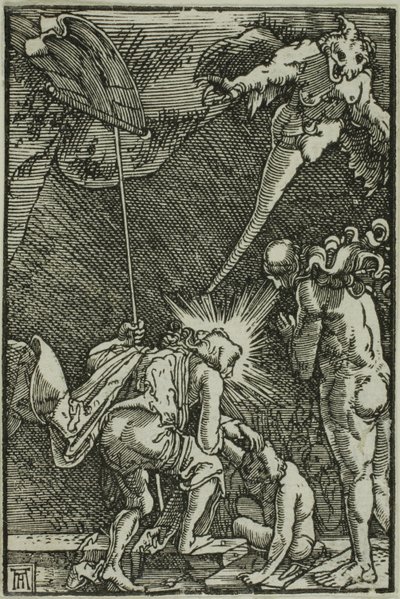Cristo no Limbo, de A Queda e a Redenção do Homem de Albrecht Altdorfer