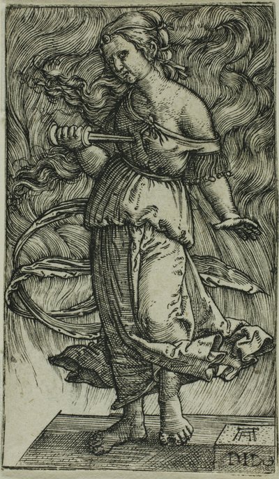 Dido mata-se a si própria de Albrecht Altdorfer