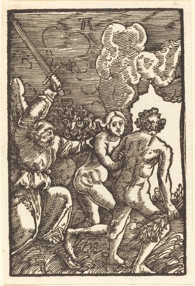 Expulsão do paraíso de Albrecht Altdorfer