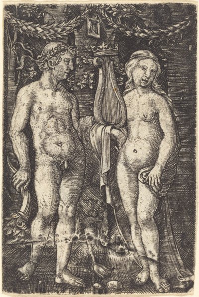 Hércules e uma musa de Albrecht Altdorfer