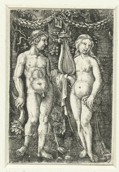Hércules e uma musa de Albrecht Altdorfer