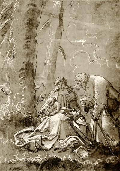 Sagrada Família na floresta de Albrecht Altdorfer