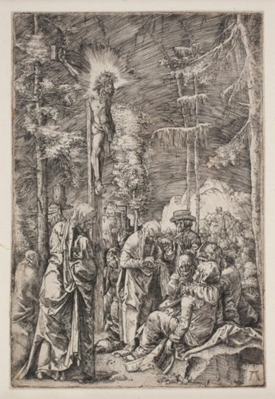 Cristo na cruz de Albrecht Altdorfer
