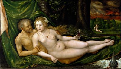 Loth e suas filhas Pintura de Albrecht Altdorfer (ca. 1480-1538) 1537 Dim. 107,5x189 cm Viena, Museu Kunsthistorisches de Albrecht Altdorfer