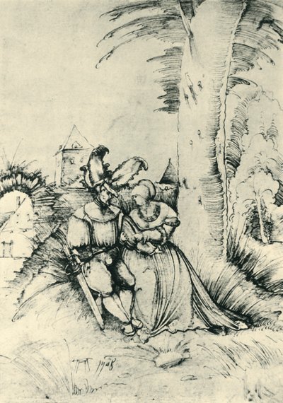 Amantes, 1508, 1943. de Albrecht Altdorfer