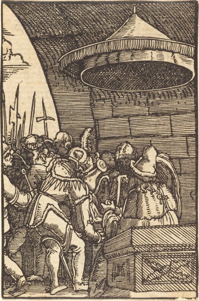 Pilatos lavando as mãos de Albrecht Altdorfer