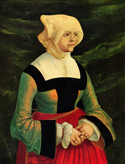 Retrato de uma mulher de Albrecht Altdorfer