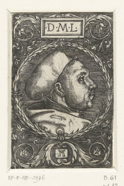 Retrato de Martinho Lutero de Albrecht Altdorfer